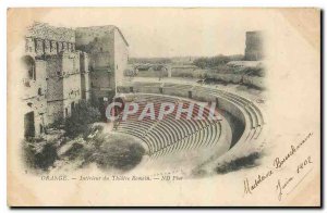 Old Postcard Orange Interior of the Roman Theater