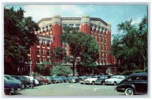 Entrance To The Henry Ford Hospital Car-lined View Detroit Michigan MI Postcard 