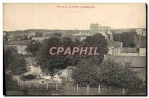 Old Postcard Panorama De Vitry Le Francois