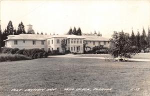 Vero Beach Florida~Blue Lantern Inn~Water Tower Background~1940s RPPC