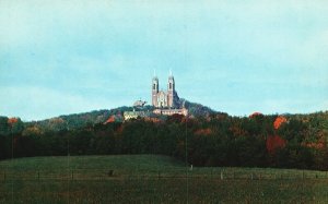 Vintage Postcard 1963 Holy Hill Shrinef Mary Help of Christians Milwaukee Wis. 