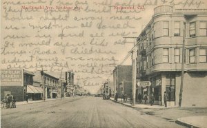 Postcard California Richmond MacDonald Avenue  1913 Souvenir Publishing 23-2445
