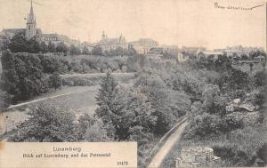 Br35697 Luxembourg Blick auf Loxemurg und das Petrussal luxembourg