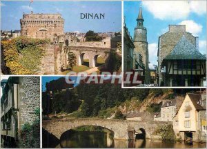 Modern Postcard Dinan Cotes d'Armor Former fortified city