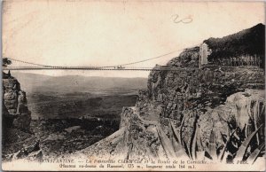 Algeria Constantine La Passerelle Sidi M'Cid Vintage Postcard C318