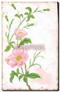 Old Postcard Fancy (drawing hand) Flowers