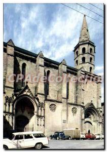 Postcard The Old Castelnaudary collegial St Michel