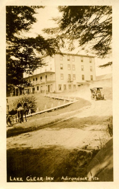 NY - Adirondacks, Lake Clear Inn       *RPPC