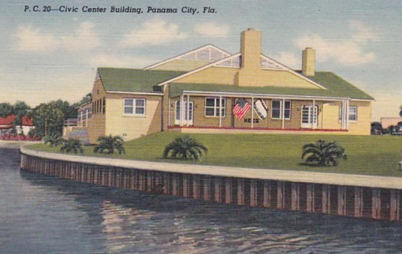 Florida Panama City Civic Center Building Curteich