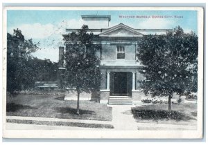 1919 Weather Bureau Office Weather Forecast Building Dodge City Kansas Postcard