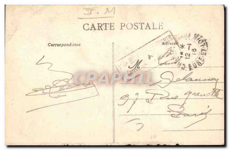 Postcard Old Chartres Facade of the Cathedral