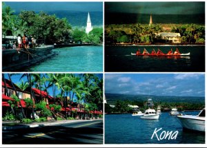 Hawaii Big Island Kona Multi View Kona Town