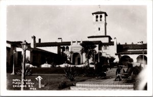 Real Photo Postcard Hotel Playa in Ensenada, Baja California, Mexico