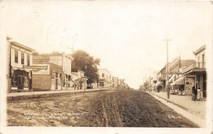 H93/ Chamberlain South Dakota Postcard RPPC c1917 Main Street Stores  178