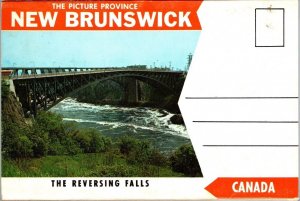 New Brunswick, Vintage Chrome Folder Postcard, 14 Colourpicture Views