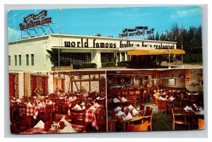 Vintage 1967 Postcard World Famous Hofbrau Haus Restaurant Hallandale Florida