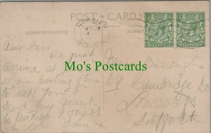 Genealogy Postcard - Burroughs - 69 Cambridge Road, Lowestoft, Suffolk RF8498