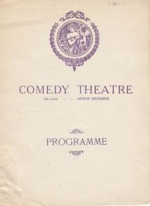 The Charm School Sydney Fairbrother Antique London Comedy Theatre Programme