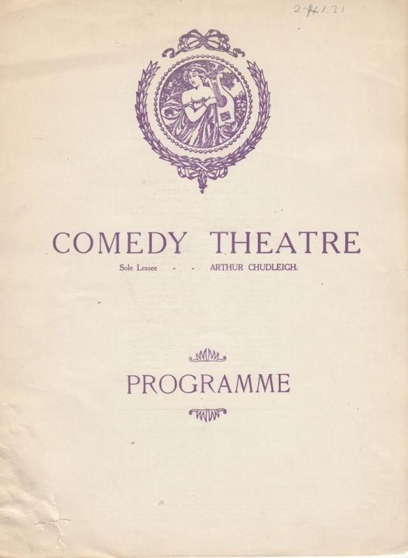 The Charm School Sydney Fairbrother Antique London Comedy Theatre Programme