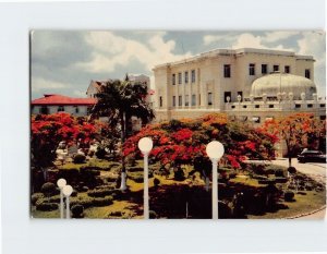 Postcard The French Plaza, Palace of Justice and National Assembly Hall, Panama