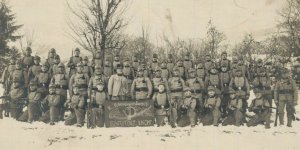 Military Group Soldiers German Army World War 1 Vintage RPPC 07.71