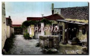 Postcard Old IThe D Oleron Domino Rustic Corner