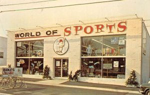 Kenilworth New Jersey World of Sports Store Vintage Postcard AA71960