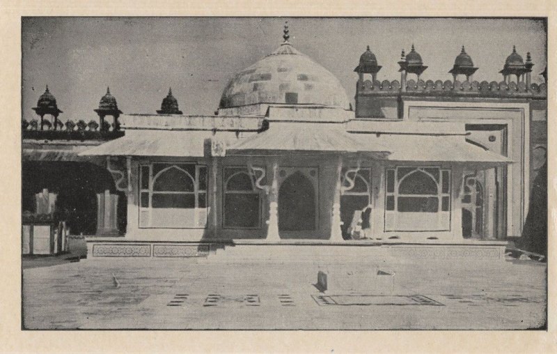 Sheikh Salim Christie Tomb White Marble India Akbar Postcard