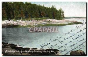 Old Postcard Boothbay Boothbay Harbor Spruce Point Me Me
