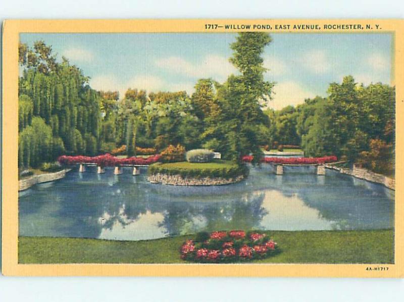 Unused Linen WILLOW POND Rochester New York NY HM9113