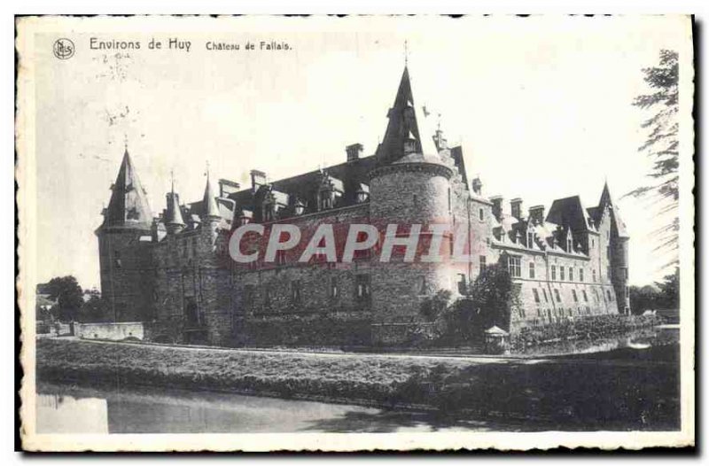 Old Postcard Environs de Huy Chateau Fallais