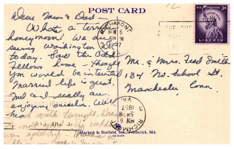 Maryland  Frederick State Odd Fellows Home