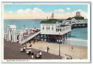 c1920 Heinz Pier Permanent Exhibit Exterior Atlantic City New Jersey NJ Postcard