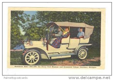 Mannheim Benz Automobile, Henry Ford Museum, Dearborn, Michigan, 30-40s