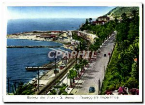 Postcard Modern Riviera Remo Passeggiata Imperatrice