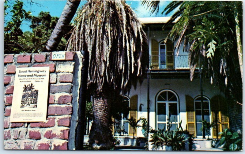 Postcard - The Hemingway House, Key West, Florida 