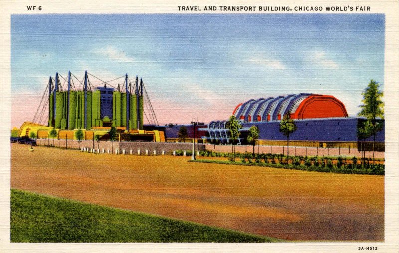 IL - Chicago. 1933 World's Fair, Century of Progress. Travel and Transport Bu...