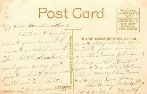 CHRISTMAS GREETINGS 1910 Postcard Pine Branch Wise Men