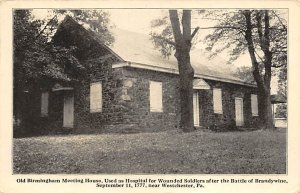 Old Birmingham Meeting House West Chester, Pennsylvania, USA