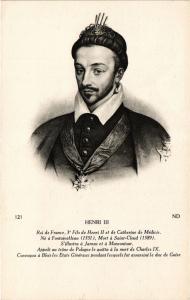 CPA Henri III, Roi de France Royalty Nobelty(314349)