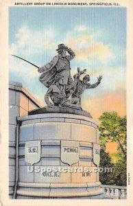 Artillery Group, Lincoln Monument - Springfield, Illinois IL