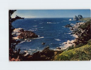 Postcard Shores of the Pacific, California