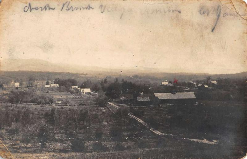 Antrim New Hampshire Birdseye View Scenic Real Photo Antique Postcard K22497