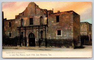 San Antonio Texas~Alamo Mission Fort~Columns~Fence~Spanish Colonial~c1905 PC