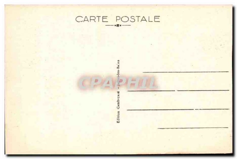 saline baths - Mont St Anatole Poupet - Old Postcard