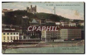 Postcard Old Lyon Apse of the Cathedral and Fourviere