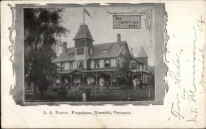 Norwich VT Newton Inn c1905 Used Postcard