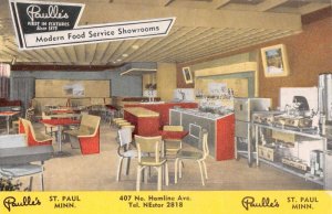 St Paul Minnesota Paulle's Modern Food Service Showrooms Postcard AA69325 