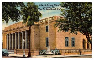 Postcard BUILDING SCENE Sarasota Florida FL AR6207