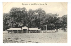 PA - Easton. Island Park, Entrance